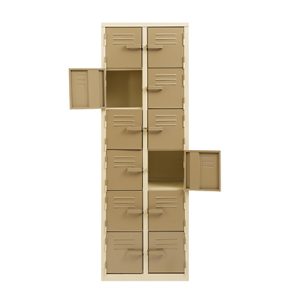 12 Compartment Steel Locker