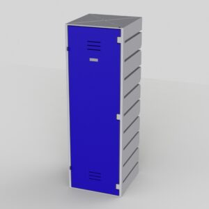 Plastic Sports Locker Flat Top Solid