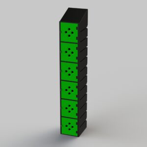 6 Tier Plastic Locker Ecolite – Ecolite Green Mesh Locker